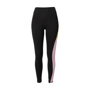 ONLY PLAY Sportovní kalhoty 'AMSEL'  žlutá / pastelově růžová / černá