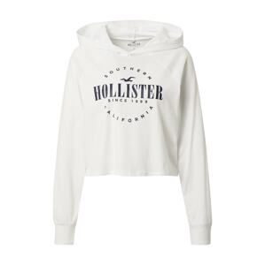 HOLLISTER Mikina  černá / bílá