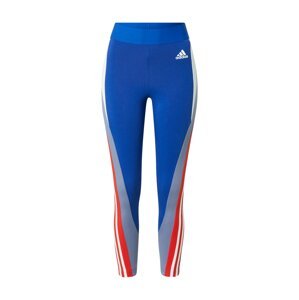 ADIDAS PERFORMANCE Sportovní kalhoty  kobaltová modř / bílá / červená / šedá
