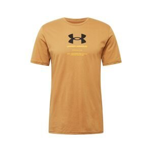 UNDER ARMOUR Funkční tričko  oranžová / žlutá / černá