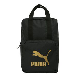 PUMA Batoh  černá / zlatá