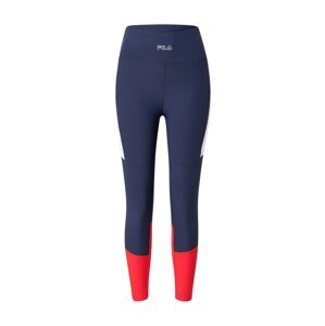 FILA Sportovní kalhoty 'PAULA'  bílá / marine modrá / světle červená