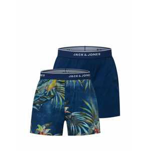 JACK & JONES Boxerky 'Jac Greenwood'  námořnická modř / světle zelená / olivová / žlutá / světle šedá