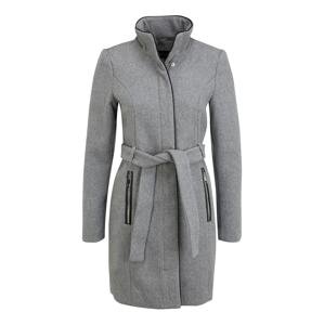 Vero Moda Petite Přechodný kabát 'BESSY '  šedý melír / černá