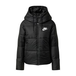 Nike Sportswear Přechodná bunda  černá / bílá