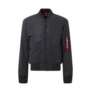 ALPHA INDUSTRIES Přechodná bunda  červená / černá / bílá