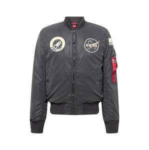 ALPHA INDUSTRIES Přechodná bunda 'MA-1 NASA Reflective'  černá / mix barev