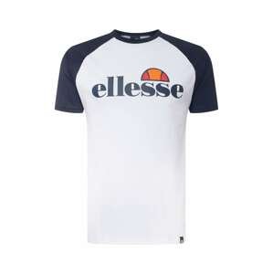 ELLESSE Funkční tričko  bílá / námořnická modř / oranžová / světle červená