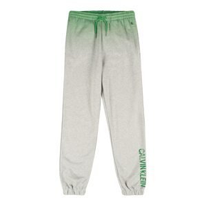 Calvin Klein Jeans Kalhoty  šedá / zelená