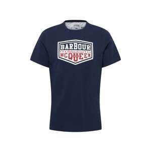 Barbour International Tričko  námořnická modř / bílá / tmavě červená