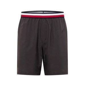 Tommy Sport Kalhoty  černá / červená / bílá / námořnická modř