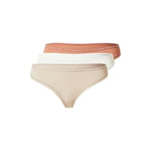 Tommy Hilfiger Underwear Tanga  pudrová / tmavě růžová / bílá