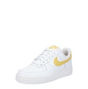Nike Sportswear Tenisky 'Air Force 1'  bílá / zlatě žlutá