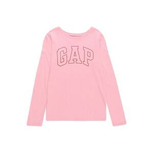 GAP Tričko  pink / tmavě červená