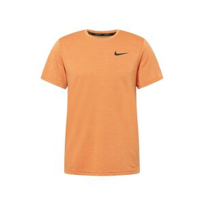 NIKE Funkční tričko  oranžová / černá