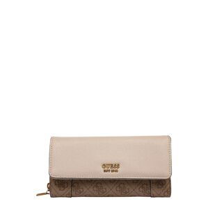 GUESS Clutch 'NAYA'  pudrová / hnědá