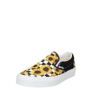 VANS Slip on boty  černá / bílá / zlatě žlutá / limone / tmavě hnědá