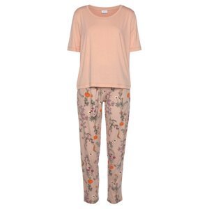 LASCANA Pyžamo  oranžová / pink / starorůžová