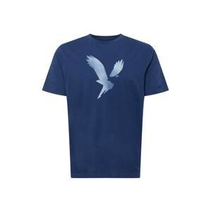 American Eagle Tričko  námořnická modř / bílá