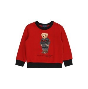 Polo Ralph Lauren Sweatshirt  ohnivá červená / černá