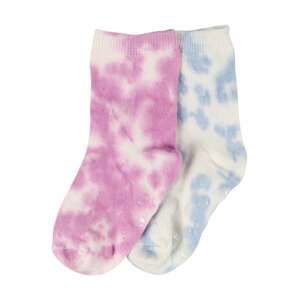 Gina Tricot Mini Ponožky  kouřově modrá / fialová / bílá