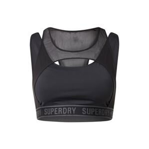 Superdry Sportovní podprsenka  černá