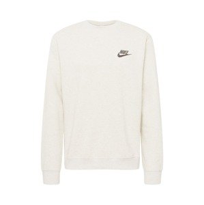 Nike Sportswear Mikina  černá / starobéžová