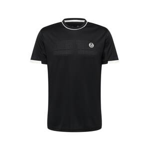 Sergio Tacchini Funkční tričko  antracitová / bílá