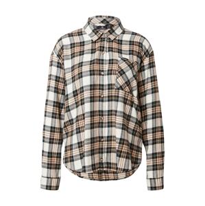 Volcom Halenka 'PLAID TO MEET'  hnědá / bílá / tyrkysová / béžová