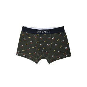 Scalpers Boxerky  khaki / mix barev