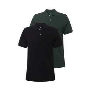 OVS Shirt 'POLLY'  černá / tmavě zelená