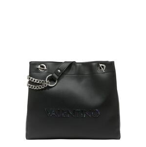 Valentino Bags Kabelka 'Aspen'  černá / tmavě fialová / smaragdová