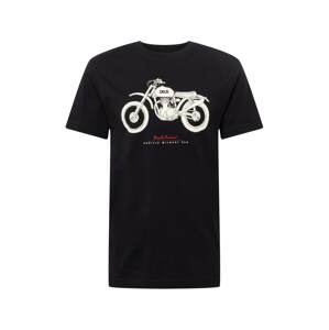 DEUS EX MACHINA T-Shirt  černá / bílá / červená