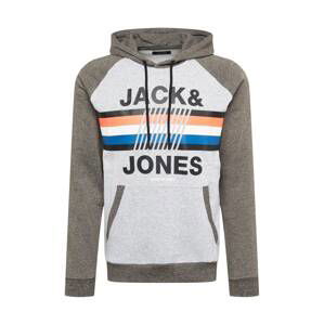 JACK & JONES Mikina 'MOUNTAIN'  šedá / bílá / černá / marine modrá / červená / šedý melír