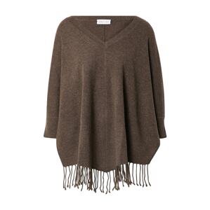 Davida Cashmere Pláštěnka  tmavě hnědá