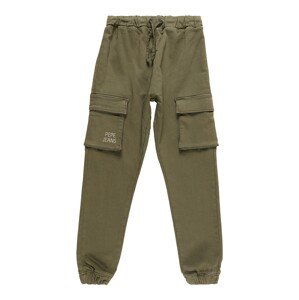 Pepe Jeans Kalhoty 'JUSTIN'  khaki / bílá