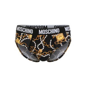 Moschino Underwear Slipy  černá / žlutá / hnědá / světle šedá / bílá