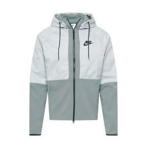 Nike Sportswear Mikina s kapucí  světle šedá / černá / bílá