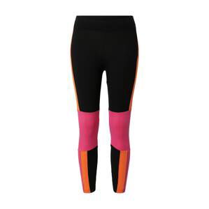 FILA Sportovní kalhoty 'PINUCCIA'  černá / světle růžová / oranžová