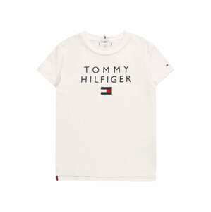 TOMMY HILFIGER Tričko  bílá / námořnická modř / červená