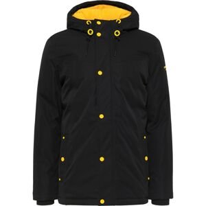 HOMEBASE Zimní bunda 'Dortmund'  černá / tmavě žlutá