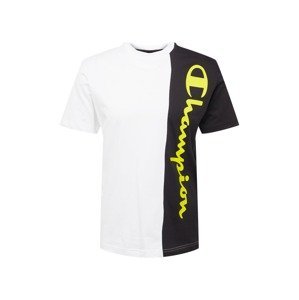 Champion Authentic Athletic Apparel Tričko  bílá / černá / žlutá