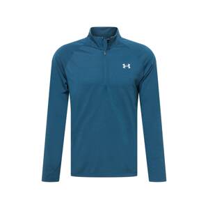 UNDER ARMOUR Sportovní mikina 'Streaker'  bílá / tyrkysová