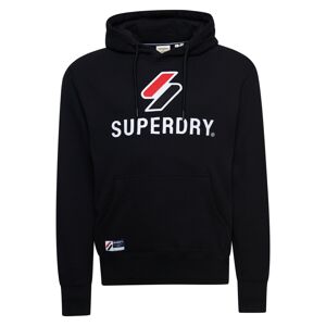 Superdry Mikina  marine modrá / černá / bílá