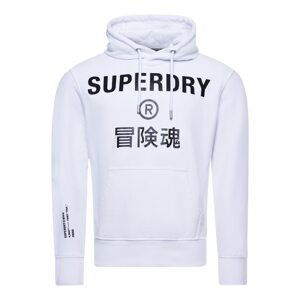 Superdry Mikina 'Independent'  bílá / černá