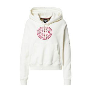 Superdry Mikina 'Expedition'  pink / offwhite