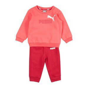 PUMA Joggingová souprava  pitaya / bílá / malinová