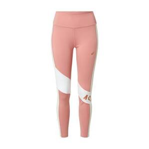 ASICS Sportovní kalhoty  starorůžová / bílá / tmavě oranžová
