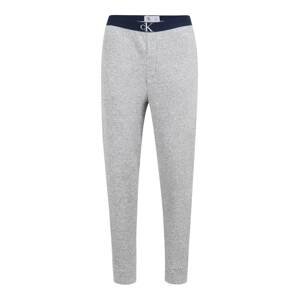 Calvin Klein Underwear Pyžamové kalhoty  světle šedá / námořnická modř / bílá