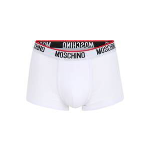 Moschino Underwear Boxerky  bílá / černá / červená